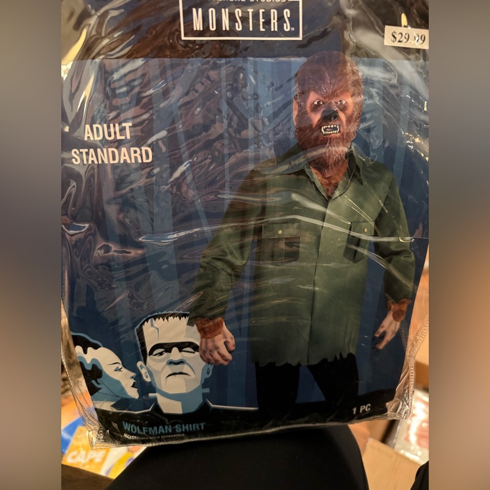 Universal Monsters Wolfman Shirt Costume